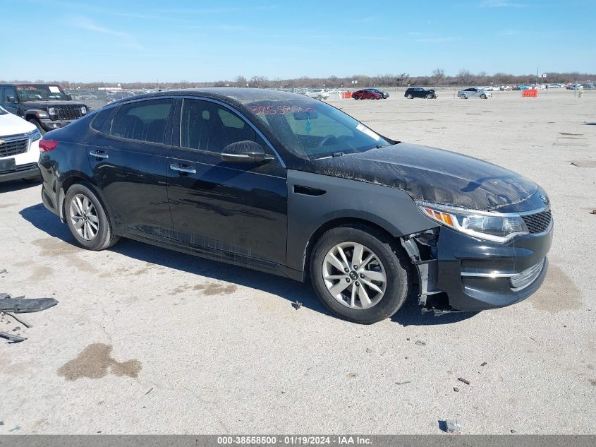 2016 Kia Optima Lx VIN: 5XXGT4L34GG111663 Lot: 38558500