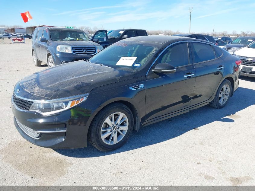 2016 Kia Optima Lx VIN: 5XXGT4L34GG111663 Lot: 38558500