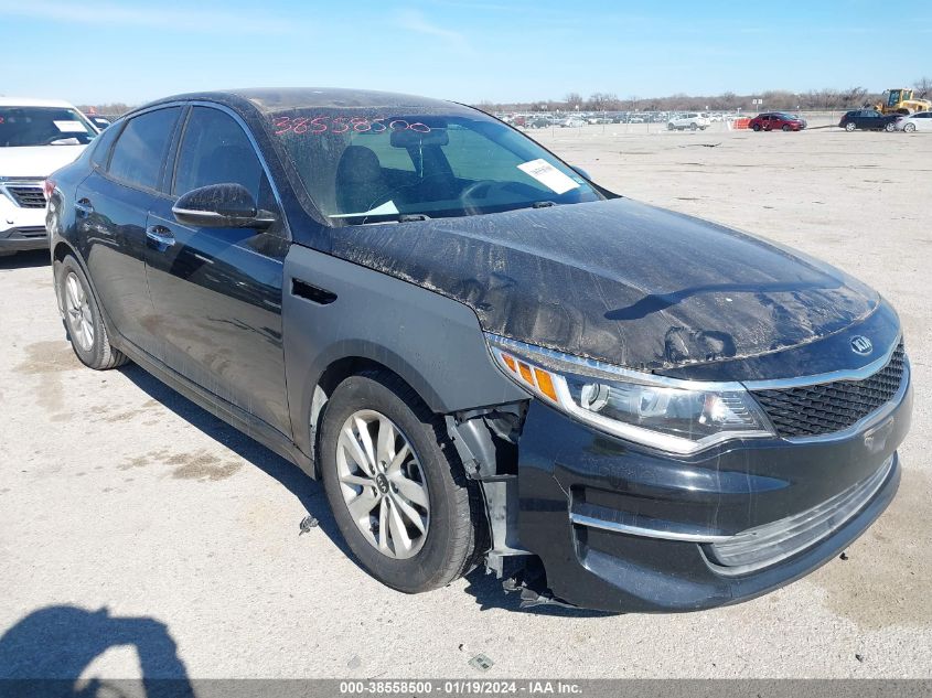 2016 Kia Optima Lx VIN: 5XXGT4L34GG111663 Lot: 38558500