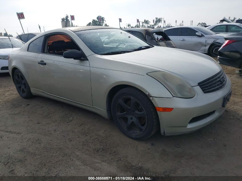 2005 Infiniti G35 VIN: JNKCV54E45M406573 Lot: 38558571