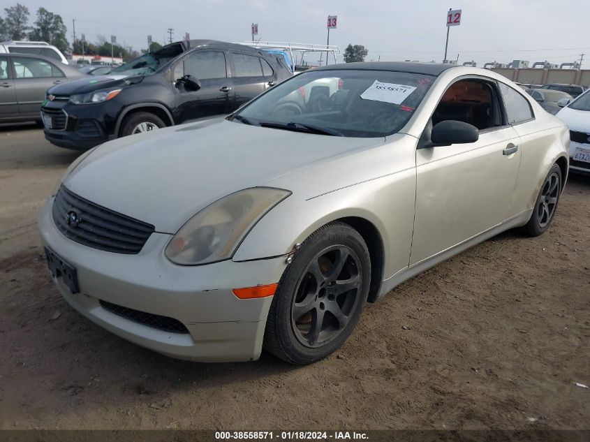 2005 Infiniti G35 VIN: JNKCV54E45M406573 Lot: 38558571