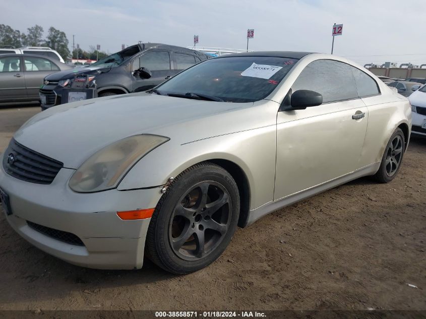 2005 Infiniti G35 VIN: JNKCV54E45M406573 Lot: 38558571