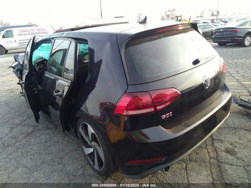 2020 Volkswagen Golf Gti 2.0T Autobahn/2.0T S/2.0T Se VIN: 3VW6T7AU9LM000606 Lot: 38558588