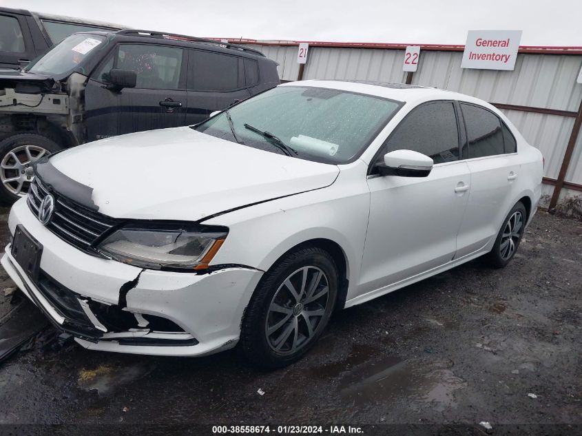 2017 Volkswagen Jetta 1.4T Se VIN: 3VWDB7AJ6HM266155 Lot: 38558674