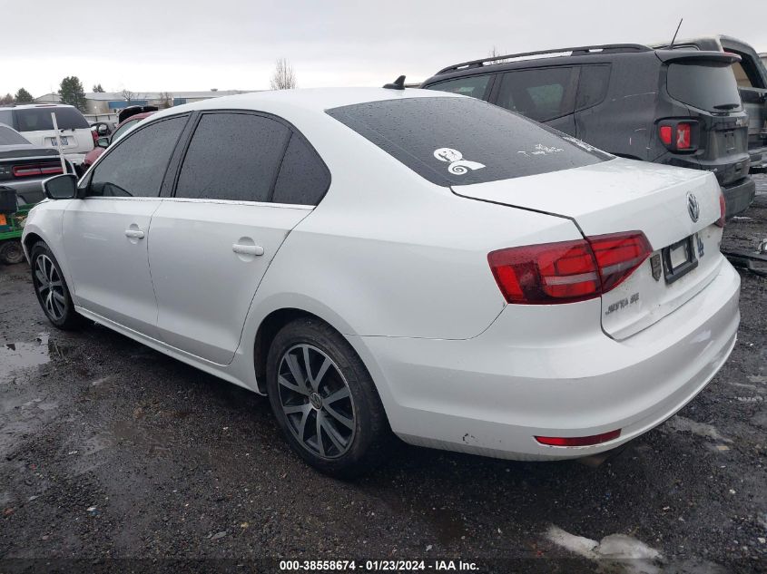 2017 Volkswagen Jetta 1.4T Se VIN: 3VWDB7AJ6HM266155 Lot: 38558674