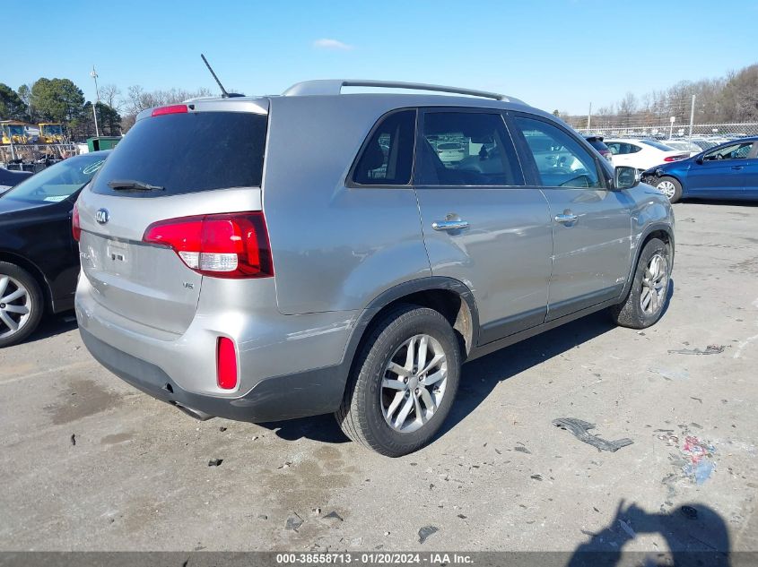 2015 Kia Sorento Lx V6 VIN: 5XYKTDA77FG646836 Lot: 40960071