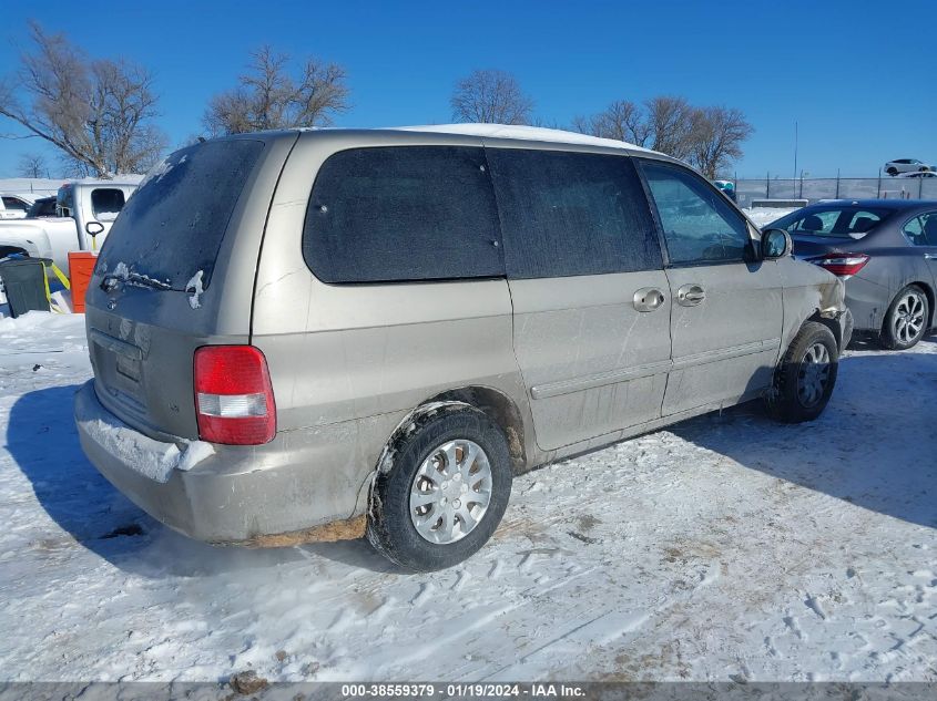 2004 Kia Sedona Ex/Lx VIN: KNDUP131246543182 Lot: 38559379