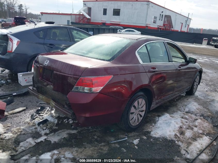 2009 Honda Accord 2.4 Lx VIN: 1HGCP26319A175551 Lot: 38559529