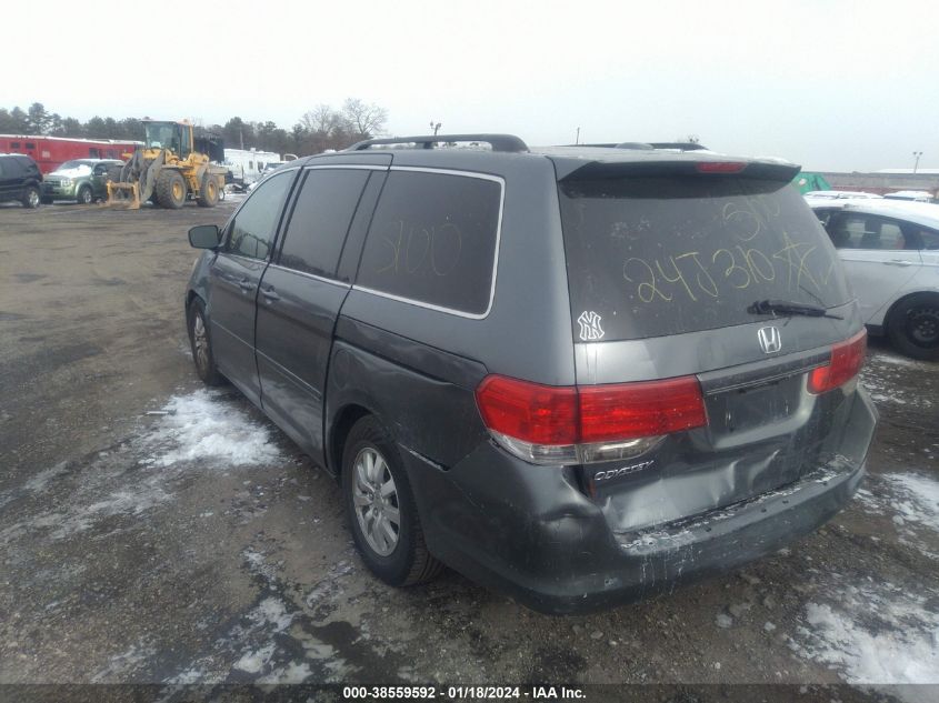 2010 Honda Odyssey Ex-L VIN: 5FNRL3H79AB018808 Lot: 38559592