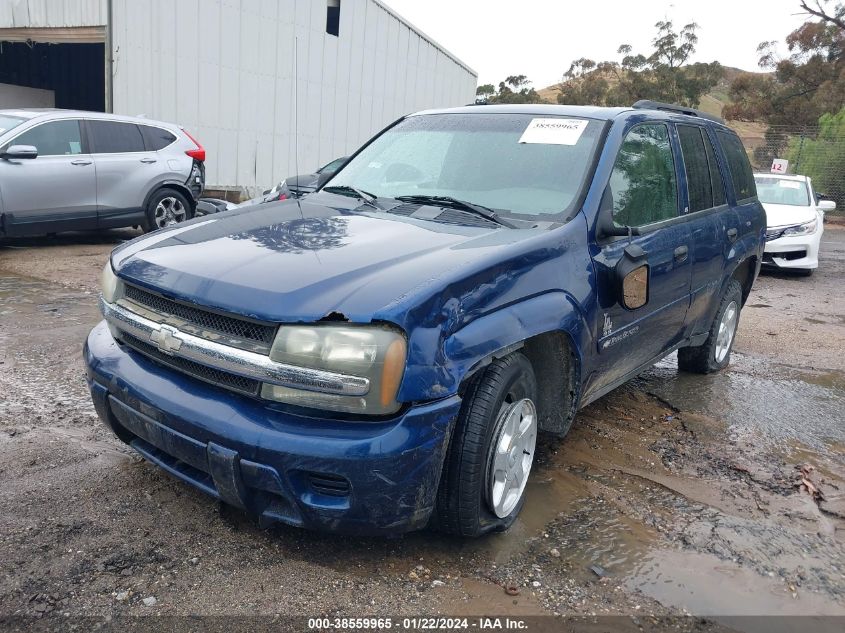 1GNDS13S622277250 2002 Chevrolet Trailblazer Ls