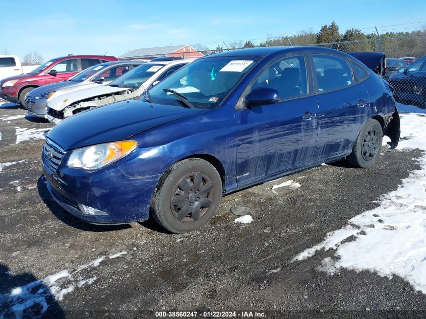 KMHDU46D29U667550 2009 Hyundai Elantra Gls