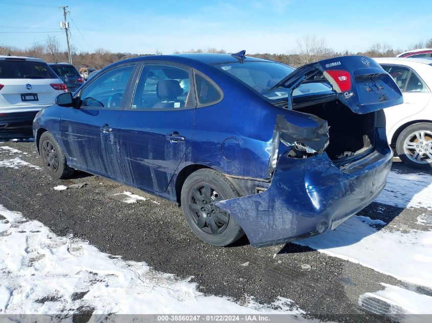 KMHDU46D29U667550 2009 Hyundai Elantra Gls