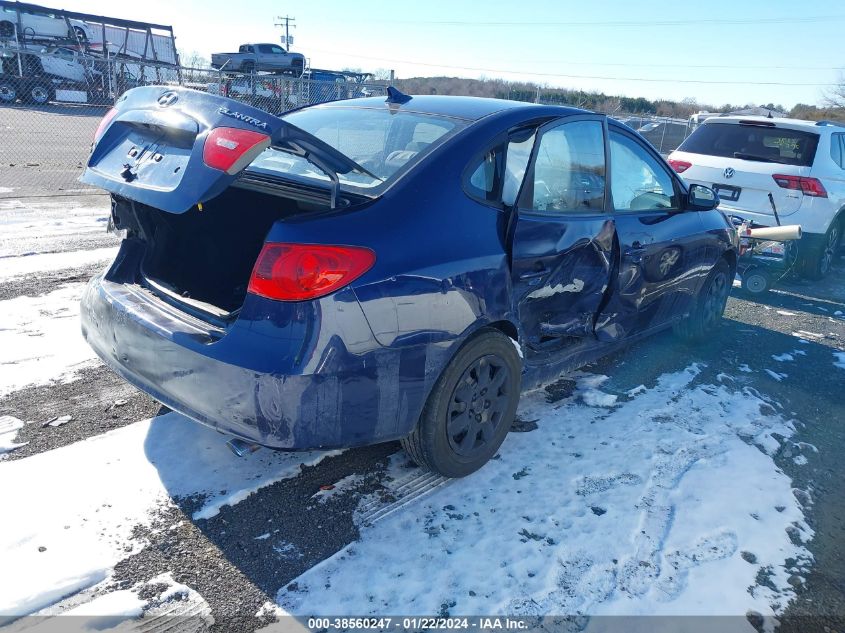 KMHDU46D29U667550 2009 Hyundai Elantra Gls