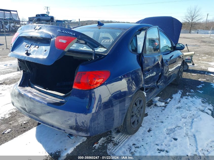 KMHDU46D29U667550 2009 Hyundai Elantra Gls