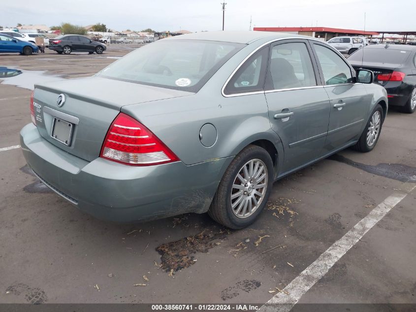 2005 Mercury Montego Premier VIN: 1MEFM42165G623180 Lot: 38560741