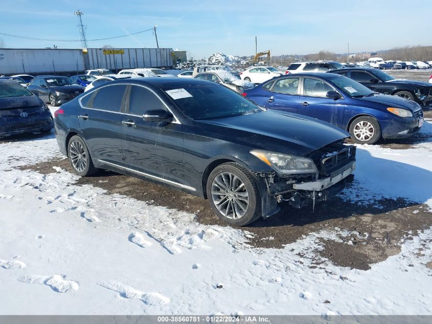 2015 Hyundai Genesis 3.8 VIN: KMHGN4JE7FU018512 Lot: 38560781