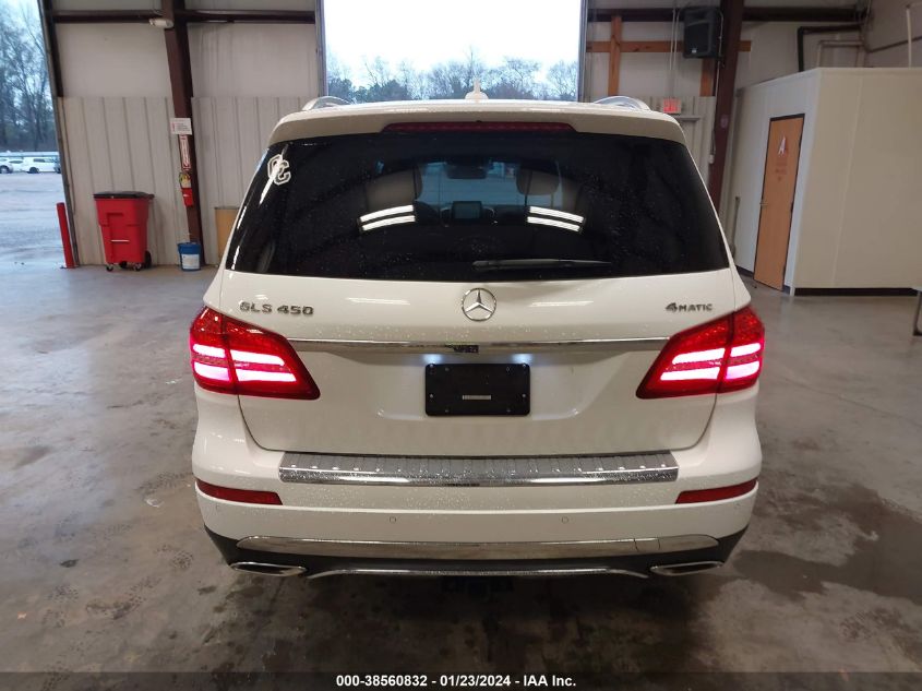 2018 Mercedes-Benz Gls 450 4Matic VIN: 4JGDF6EE9JB020692 Lot: 38560832