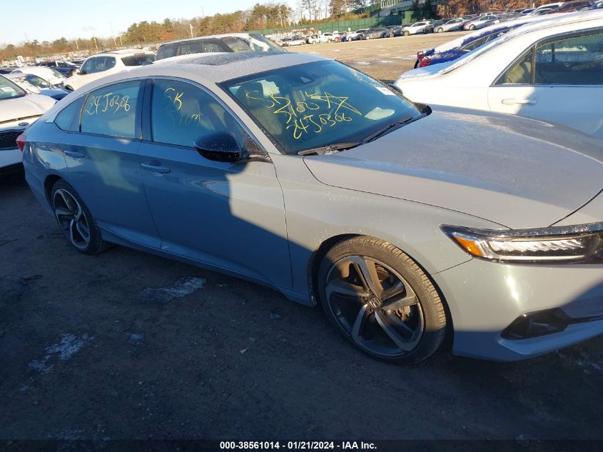 2022 Honda Accord Sport 2.0T VIN: 1HGCV2F30NA021042 Lot: 38561014