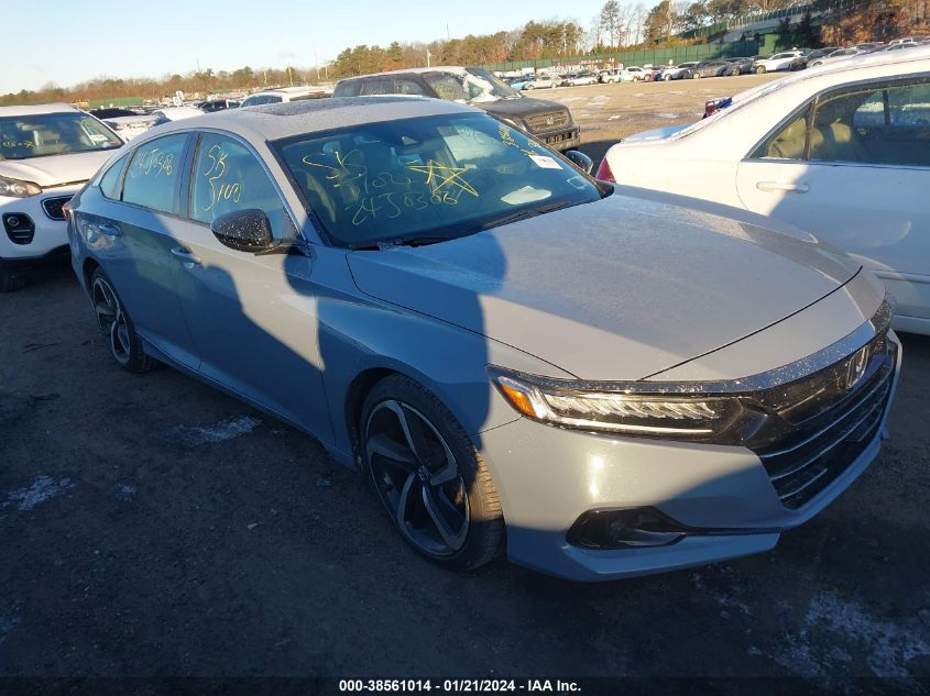 2022 Honda Accord Sport 2.0T VIN: 1HGCV2F30NA021042 Lot: 38561014