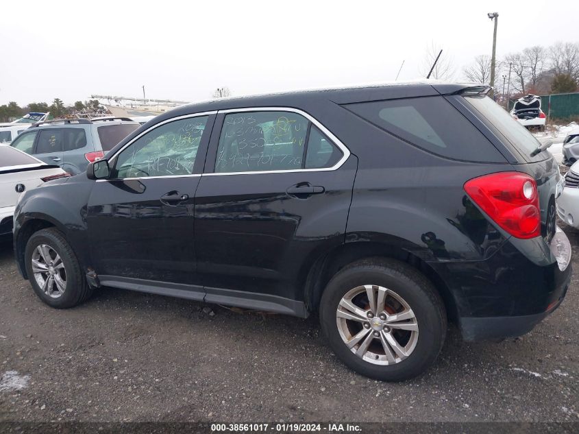 2013 Chevrolet Equinox Ls VIN: 2GNFLCEK0D6185121 Lot: 38561017