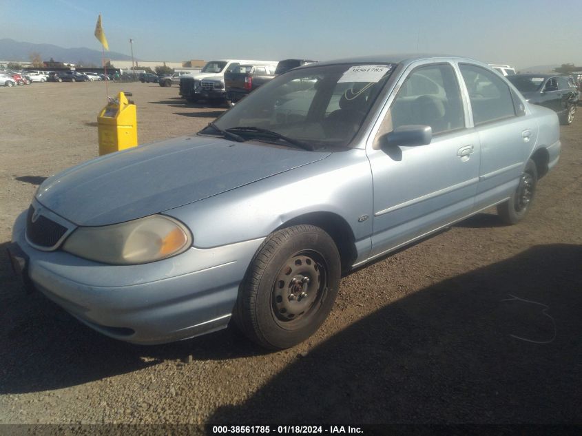 1998 Mercury Mystique VIN: 3MELM6539WM604528 Lot: 38561785