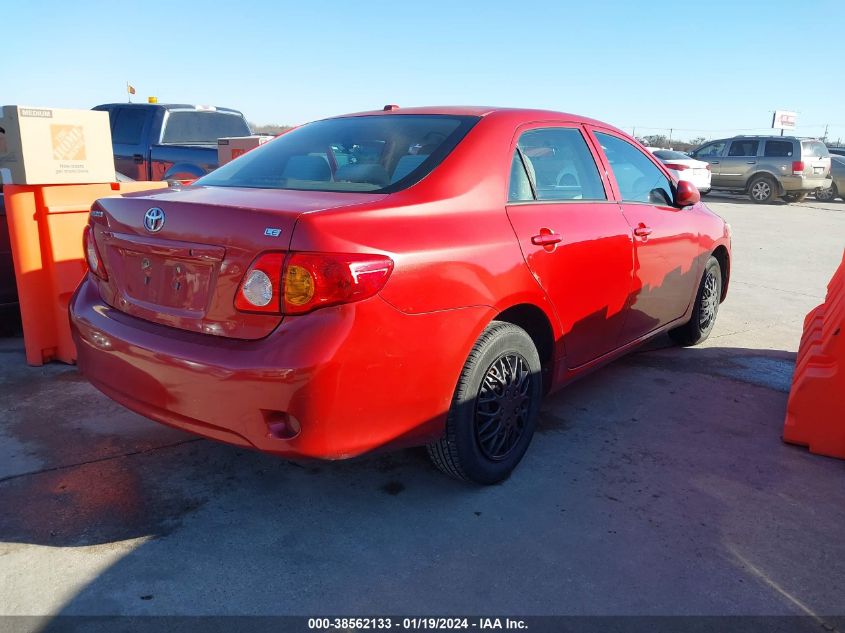 2010 Toyota Corolla Le VIN: 2T1BU4EE0AC281278 Lot: 38562133