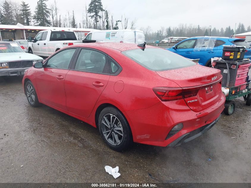 2023 Kia Forte Lxs VIN: 3KPF24AD2PE628186 Lot: 38562181