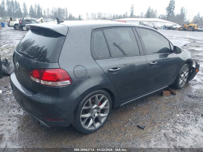 2013 Volkswagen Gti 4-Door VIN: WVWHV7AJ2DW127372 Lot: 38562714