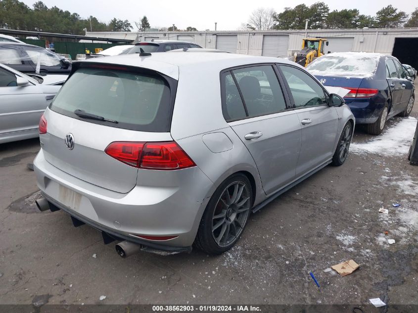 2017 Volkswagen Golf Gti Autobahn 4-Door/S 4-Door/Se 4-Door/Sport 4-Door VIN: 3VW4T7AU5HM072708 Lot: 38562903