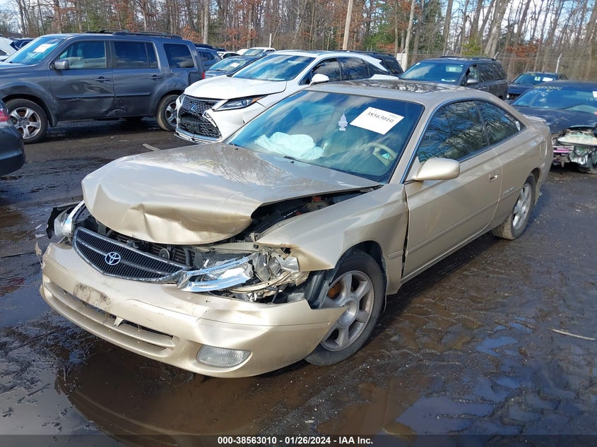 2000 Toyota Camry Solara Sle V6 VIN: 2T1CF28P2YC332225 Lot: 38563010