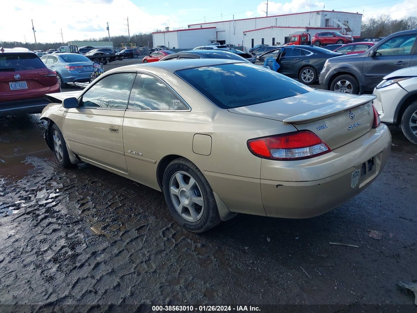 2000 Toyota Camry Solara Sle V6 VIN: 2T1CF28P2YC332225 Lot: 38563010