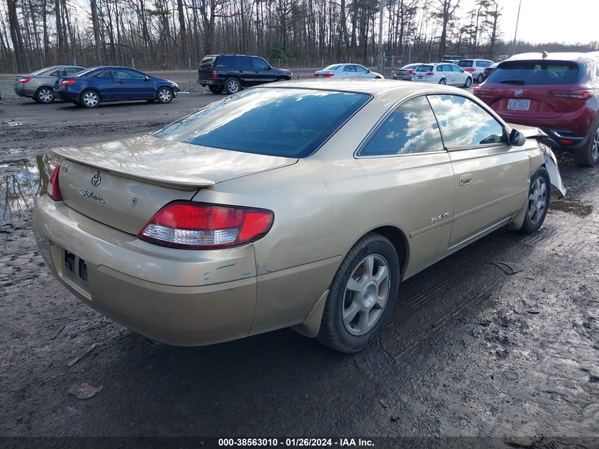 2000 Toyota Camry Solara Sle V6 VIN: 2T1CF28P2YC332225 Lot: 38563010