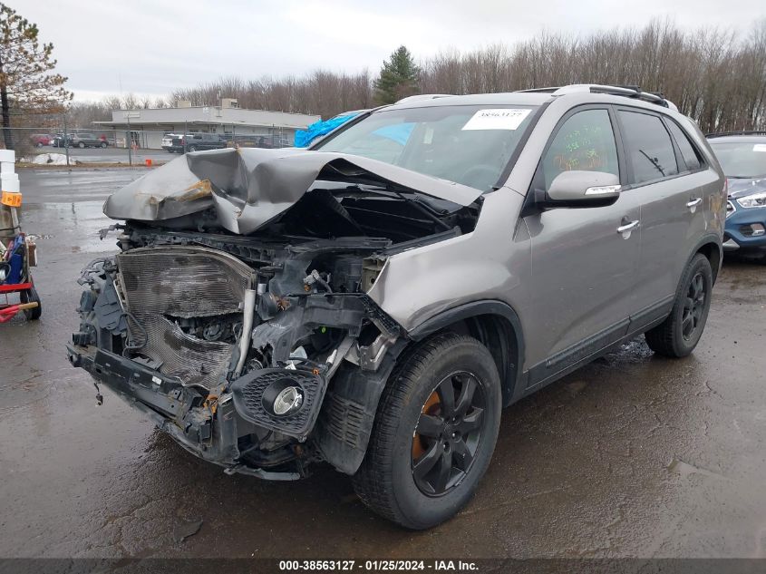 2013 Kia Sorento Lx VIN: 5XYKT3A62DG349522 Lot: 38563127