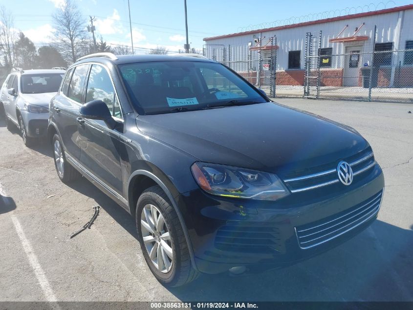 2012 Volkswagen Touareg Vr6 Sport VIN: WVGEF9BP5CD011801 Lot: 38563131