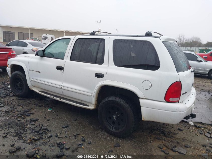 1999 Dodge Durango VIN: 1B4HS28Z1XF507344 Lot: 38563208