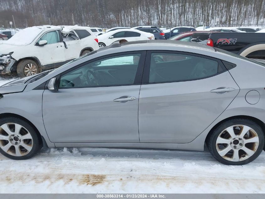 2013 Hyundai Elantra Limited (Ulsan Plant) VIN: KMHDH4AE2DU520206 Lot: 38563314