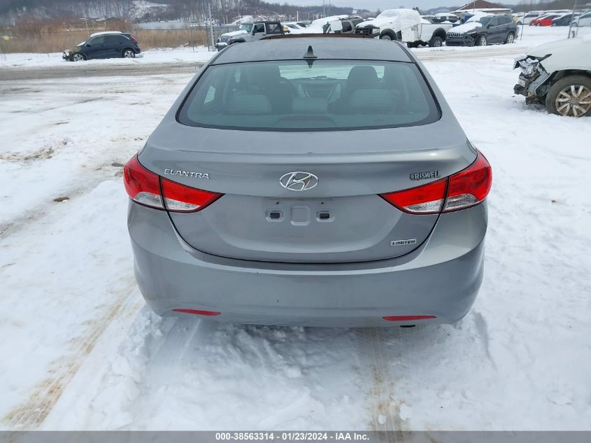 2013 Hyundai Elantra Limited (Ulsan Plant) VIN: KMHDH4AE2DU520206 Lot: 38563314