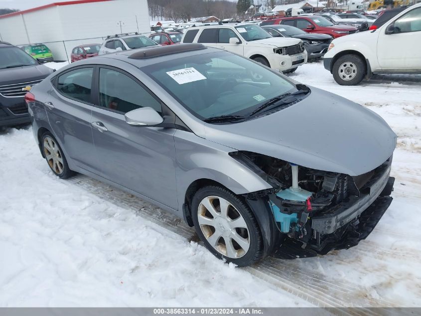 2013 Hyundai Elantra Limited (Ulsan Plant) VIN: KMHDH4AE2DU520206 Lot: 38563314