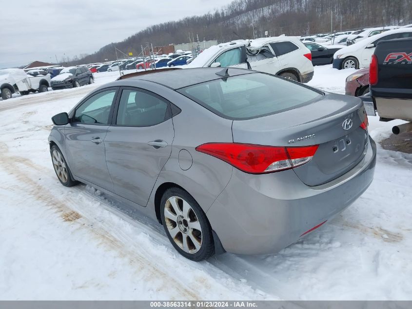 2013 Hyundai Elantra Limited (Ulsan Plant) VIN: KMHDH4AE2DU520206 Lot: 38563314