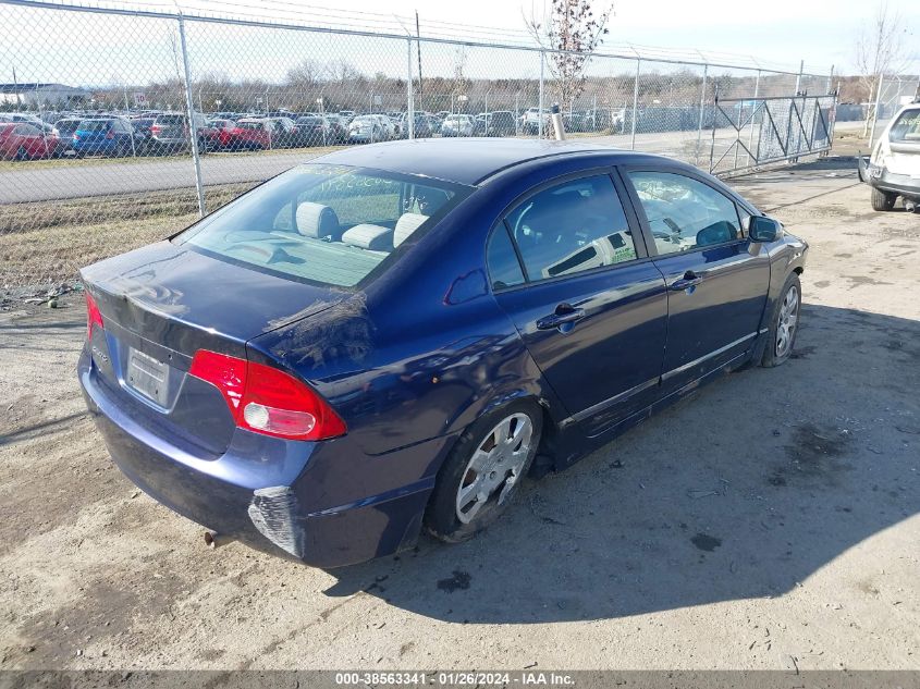 2007 Honda Civic Lx VIN: 1HGFA16537L041149 Lot: 38563341