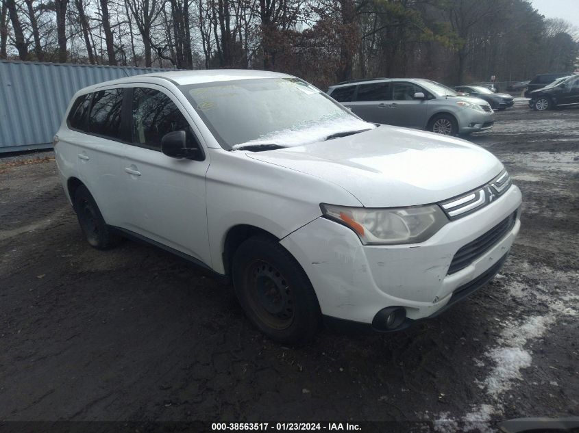 VIN JA4AD2A30EZ006231 2014 Mitsubishi Outlander, ES no.1