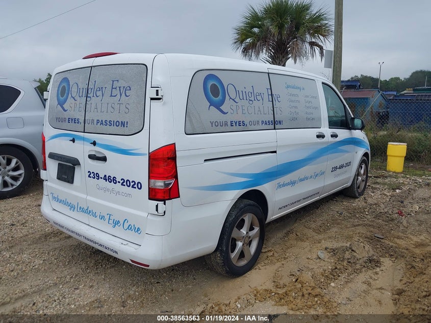2018 Mercedes-Benz Metris VIN: WD4PG2EEXJ3347304 Lot: 38563563