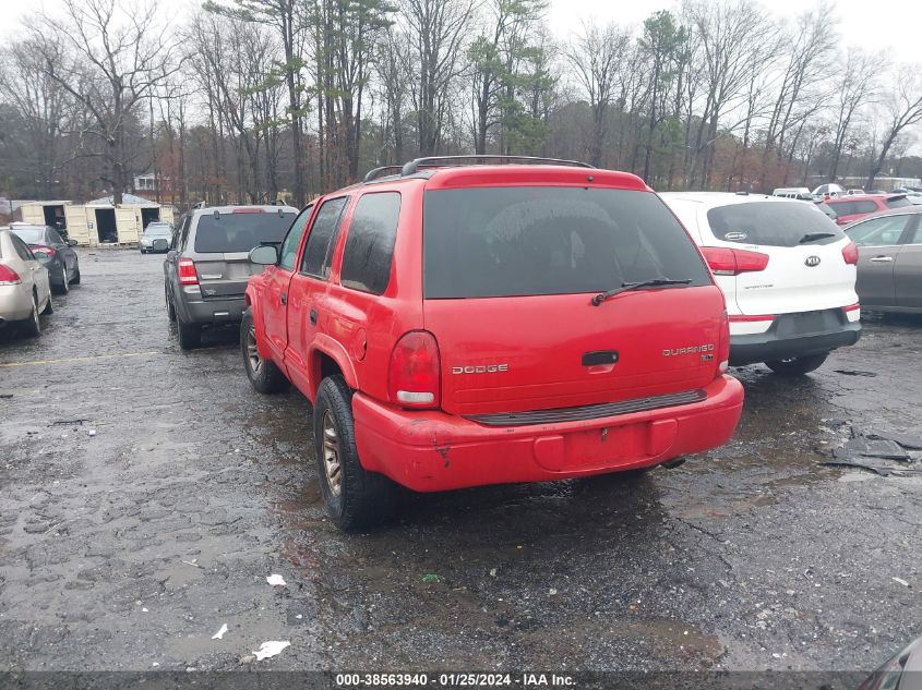 2003 Dodge Durango Slt VIN: 1D4HR48Z03F600993 Lot: 38563940