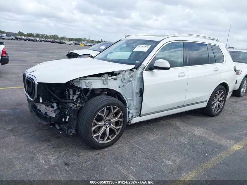 2023 BMW X7 xDrive40I VIN: 5UX23EM08P9R07395 Lot: 38563990