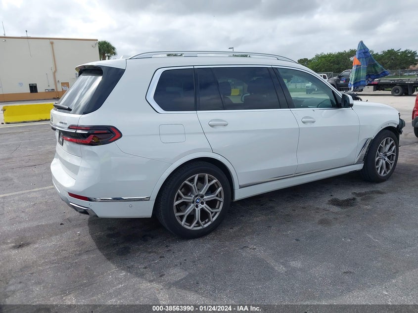 2023 BMW X7 xDrive40I VIN: 5UX23EM08P9R07395 Lot: 38563990