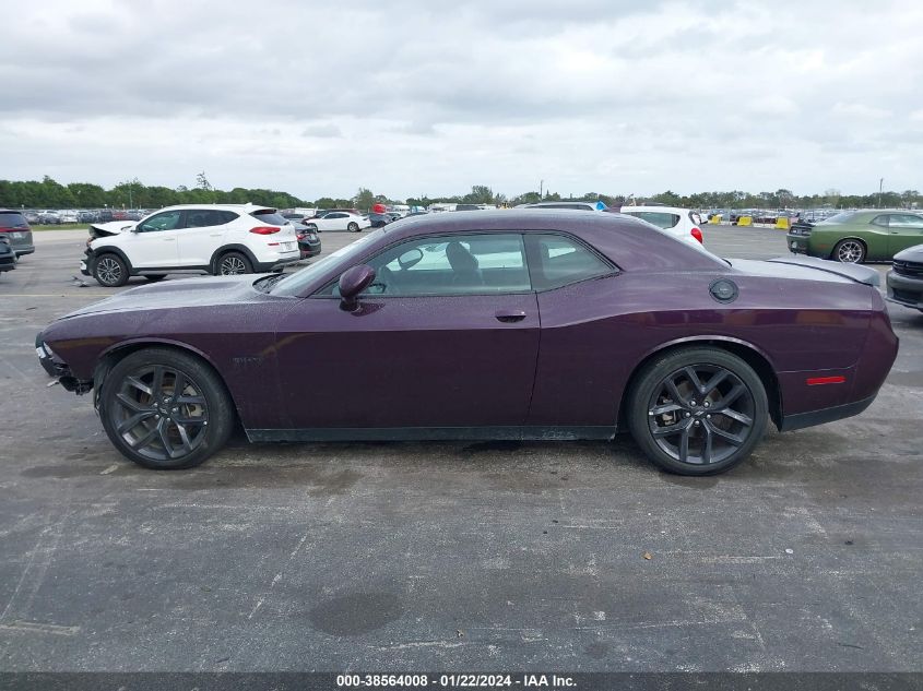 2022 Dodge Challenger R/T VIN: 2C3CDZBT7NH233989 Lot: 38564008