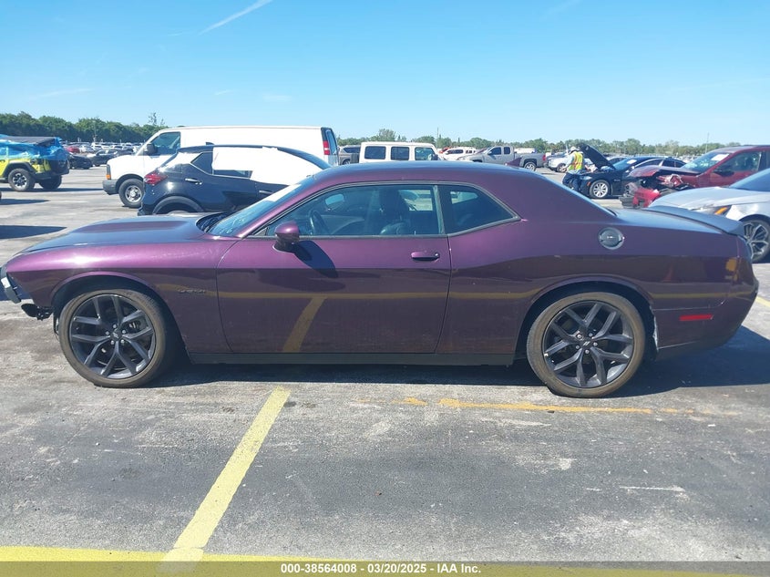 2022 Dodge Challenger R/T VIN: 2C3CDZBT7NH233989 Lot: 38564008
