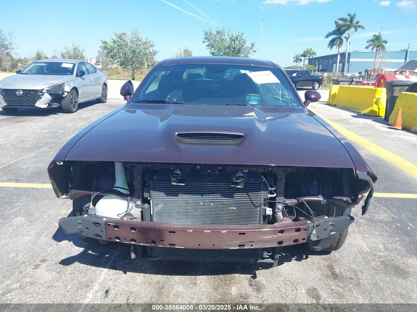 2022 Dodge Challenger R/T VIN: 2C3CDZBT7NH233989 Lot: 38564008