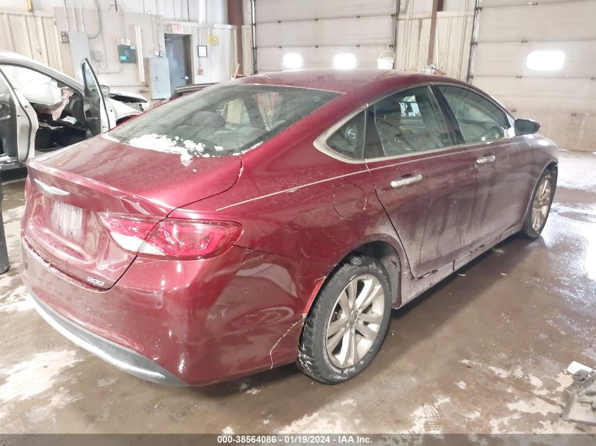 2015 Chrysler 200 Limited VIN: 1C3CCCAB1FN657329 Lot: 38564086