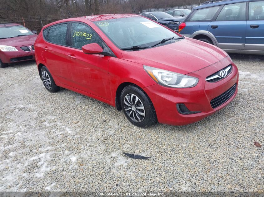 2013 Hyundai Accent Gs VIN: KMHCT5AE6DU140642 Lot: 38564673